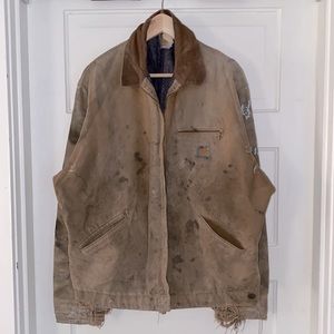 Heavily Distressed 1970’s Vintage Carhartt Jacket